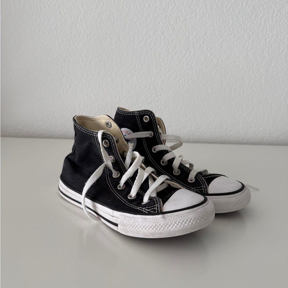 Black High-Top Sneakers